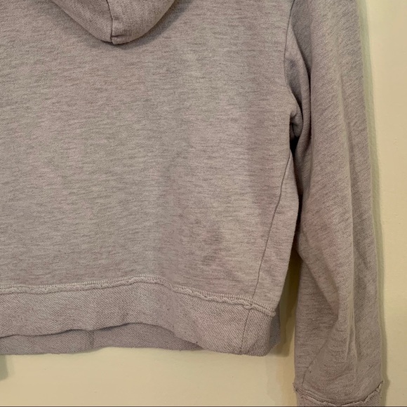 RIP CURL Womens Cropped Hoodie Sweatshirt Gray XS - Picture 7 of 10